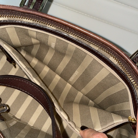 Brahmin brown wood print adjustable strap bag - Picture 5 of 14